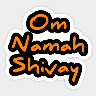 Om namah shivay for Shiva devotees Sticker